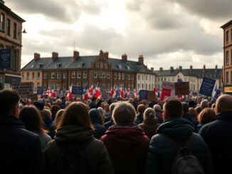 farages falkirk rally controversy and protests erupt 1764995475