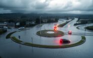 swansea roundabout flooded impact of recent storms 1765264846
