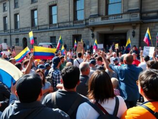 protests erupt in edinburgh against the detention of venezuelan president nicolas maduro 1768061289