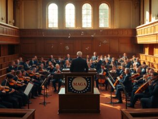 trumps unique portrayal as conductor of maga orchestra in viral painting 1769878280