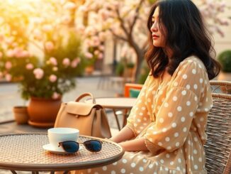 timeless polka dot chiffon midi for spring events 1771833725