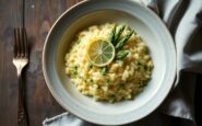 wild asparagus risotto with fermented lemon for bright spring flavors 1772330405