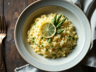 wild asparagus risotto with fermented lemon for bright spring flavors 1772330405
