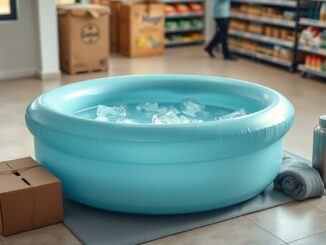 Affordable cold plunge review: Aldi's £24.99 inflatable ice bath