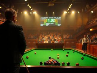 Allen and Hawkins trade blows as Allen moves within one frame of a Crucible semi
