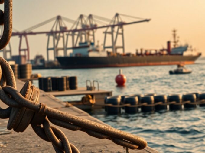 Blockade of Iranian ports deepens tensions and drives up oil prices