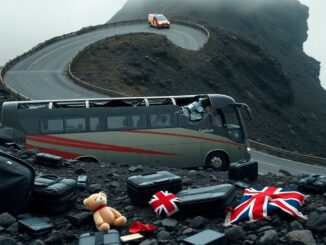 Bus carrying British tourists crashes into ravine on La Gomera