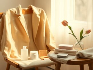 Collarless jackets and at-home beauty picks to refresh your spring wardrobe