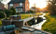Four-bedroom Asfordby home with private island and exclusive fishing rights near Melton Mowbray