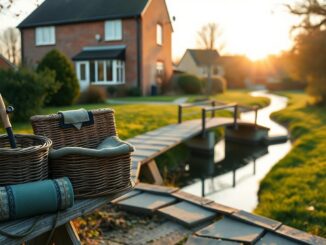 Four-bedroom Asfordby home with private island and exclusive fishing rights near Melton Mowbray