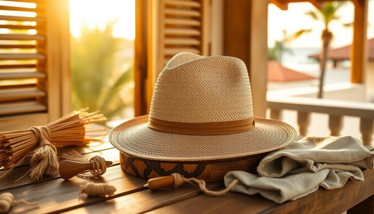 Handwoven City Sport Panama hat with toquilla straw