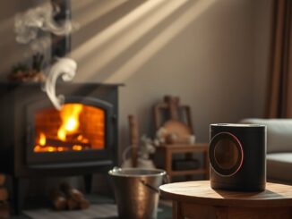 How a wood-burning stove increased indoor PM2.5 in a family living room