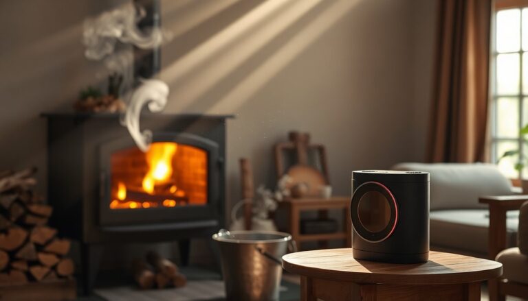 How a wood-burning stove increased indoor PM2.5 in a family living room