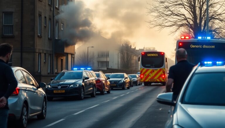 Kitchen blaze on Longstone Road prompts single-file traffic and bus diversions