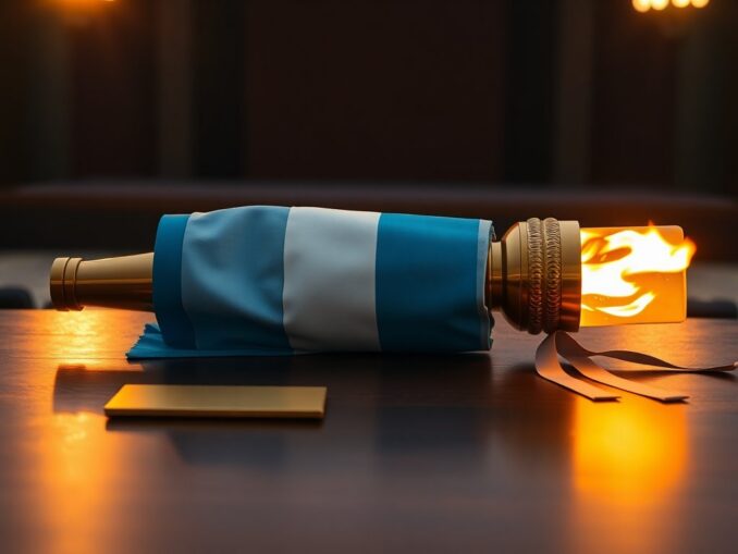 Milei's symbolic gesture at Israel's 78th Independence Day sparks diplomatic attention