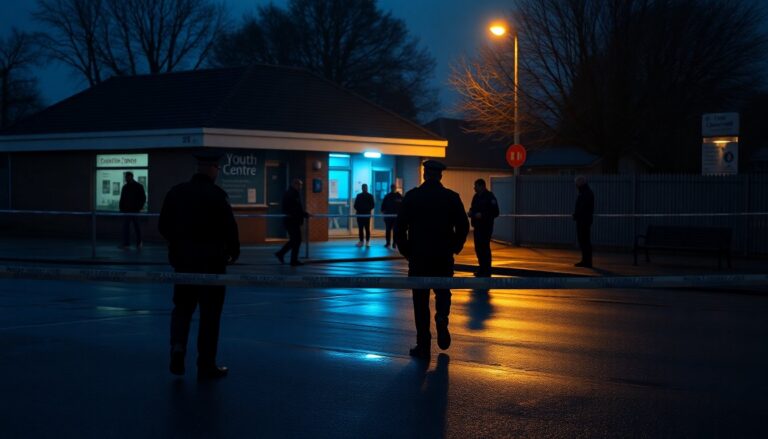 Police search after reported stabbing near Milford Haven youth centre