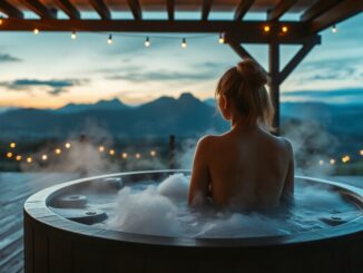 Three Peaks Retreat: romantic hot tub escape in South Wales