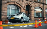 Vehicle collides with Chalmers Centre, services affected in Edinburgh