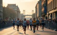 Which famous faces are running the 2026 London Marathon