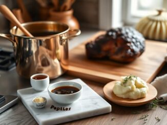 Make richer gravy with soy sauce and a quick roux